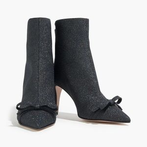 Red Valentino black glitter ankle boots size 37